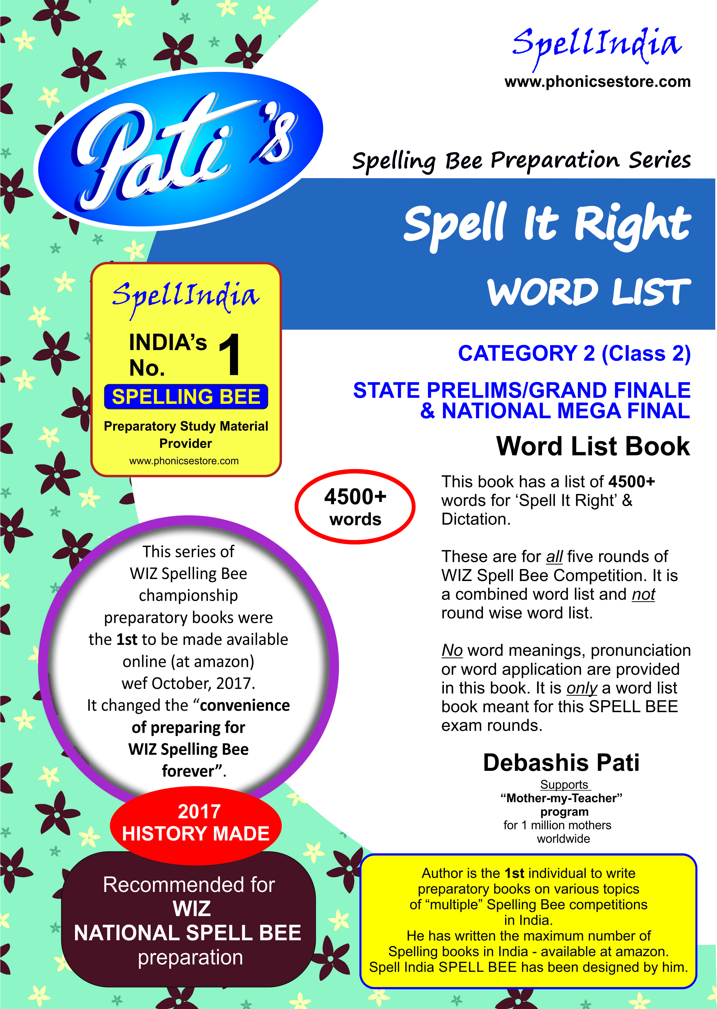 WIZ SPELL BEE CATEGORY 2 CLASS 2 NATIONAL LEVEL